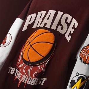 Chaqueta universitaria personalizada con letras de lana para hombre, ropa de calle informal, reversible, deportes de invierno, paquete individual para la temporada de primavera - Product Image 4