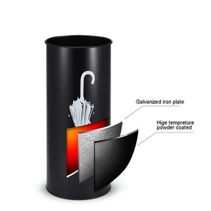 Design fabuleux porte-parapluie de qualité créative et support en métal fer blanc et noir porte-parapluie de couleur pour la décoration de la maison - Product Image 5