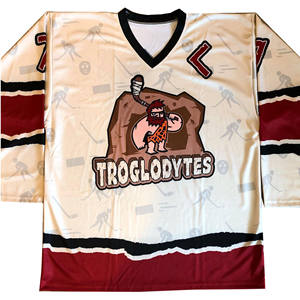 Maillots de hockey sur gazon personnalisés à manches longues avec nom/n° du joueur, sublimation, faible MOQ, 100 % polyester, séchage rapide - Product Image 1