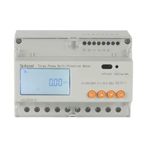 Acrel ADL3000-E-B/KC three phase CT connect wattmeter power meter for solar inverter and electric generator with RS485