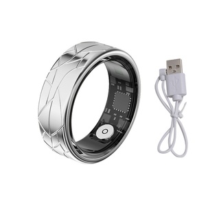 2026 Stainless Steel Smart Ring Fitness Tracker Alarm <b>Clock</b> SpO2 Sleep Monitor Remote Control App Ring - Product Image 5