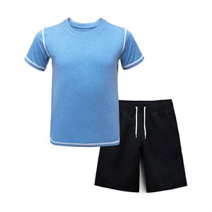 Conjunto de Rashguard de Manga Corta Transpirable Unisex para MMA, Camiseta Sublimada al por Mayor, Combinación de Pantalones Cortos, Spandex/Poliéster, Anti-UV, Ecológico - Product Image 3