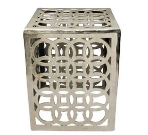 Nouveau design de tabouret latéral en métal moulé de haute qualité avec tabourets portables chromés pour tabouret rond décoratif en gros - Product Image 5