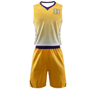 Custom Logo Sublimation Printing <b>Basketball</b> Uniform Sets Best Design <b>Basketball</b> Jersey and Shirts Sets Wholesale Customized - Product Image 2