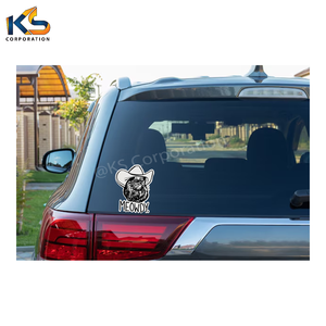 ที่กําหนดเอง Meowdy เท็กซัสแมวเมมกันน้ําสติกเกอร์ไวนิลสําหรับแล็ปท็อปหน้าต่างรถ, ผนัง, ตู้เก็บของและหมวกกันน็อคตกแต่ง - Product Image 2