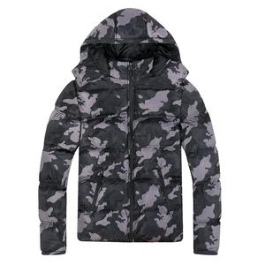 Veste en duvet de luxe de haute qualité fabrication ODM OEM vente en gros hiver extérieure imperméable pour hommes couleur unie avec fermeture éclair - Product Image 3