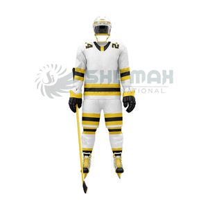 2025 Custom Logo Design Männer Eishockey Uniform Atmungsaktiv Großhandel Made Men Eishockey Uniform Set mit günstigen Preis zum Verkauf - Product Image 4