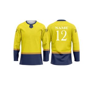 Jersey de hockey sobre hielo profesional personalizado sublimación jersey de práctica de hockey del equipo de poliéster - Product Image 2