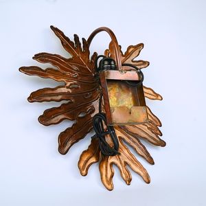 Lámpara de pared ecológica moderna y elegante en forma de hoja, planta colgante para el hogar, sala de estar, decoración para Acción de Gracias, Navidad, Año Nuevo - Product Image 5