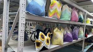 Bolso de Ganchillo Hecho a Mano Personalizado 2025, Última Moda para Mujer, Patrón de Bordado, Artesanía Textil y de Tela - Product Image 6
