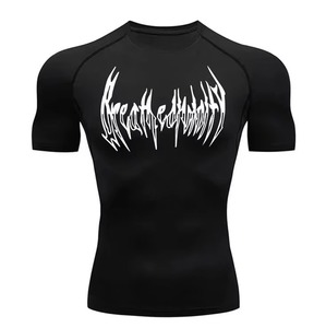 เสื้อออกกำลังกายลำลอง ดีไซน์เรียบง่ายสีสันสดใส พิมพ์ลายแบบซับลิเมชั่นเต็มตัว ผ้าทอเนื้อหนา 220 กรัม ทนทานต่อการซีดจาง โลโก้ด้านหน้า - Product Image 1