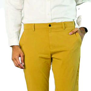 Pantalones chinos principales Productos para hombres Pantalones casuales multicolores para hombres Pantalones chinos de algodón de color puro para hombres - Product Image 1