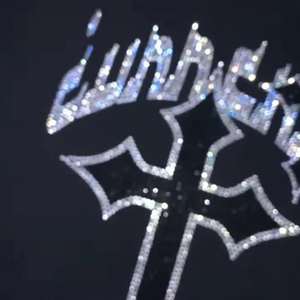 Ropa de calle de calidad, venta al por mayor, nueva Sudadera con capucha desgastada Vintage de peso pesado, chaquetas con logotipo de Jesús con cremallera frontal completa para hombre - Product Image 3