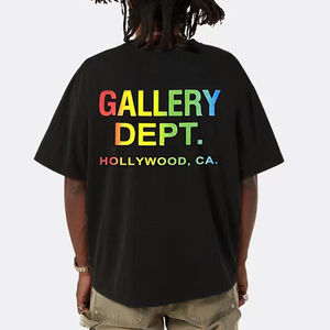 T-shirt de sport pour homme en molleton 100 % coton, respirant, écologique, à séchage rapide, à manches classiques, personnalisable en gros - Product Image 1