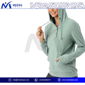 Classic Women's <b>Zip</b>-<b>Up</b> <b>Hoodie</b> with Durable Cotton Blend, Embroidered Logo and Ribbed Hem for Timeless Style and Everyday Comfort - Product Image 2