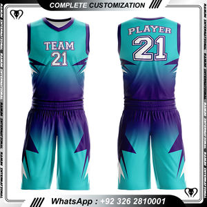 Offre Spéciale sur l'uniforme de basket-ball couleur unie meilleur matériel hommes uniforme de basket-ball pour adulte - Product Image 4