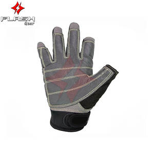 Gants de navigation adhérents à 3 doigts, couleur personnalisée, haute adhérence, antidérapants, en polyester, doigts complets, performance supérieure, contrôle de précision - Product Image 4