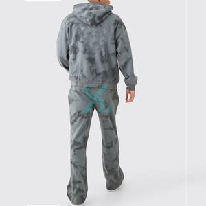 Ensemble de survêtement en coton pour homme, sweat-shirt et pantalon de jogging, streetwear, logo personnalisé, tenue tendance, ensemble de survêtement en coton pour homme et femme - Product Image 4