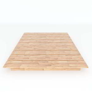 Cadre de lit minimaliste scandinave en bois massif durable - Mangue/Chêne - Product Image 3