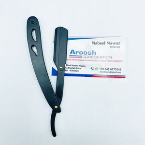 Venta al por mayor profesional de una sola hoja de acero inoxidable maquinilla de afeitar Manual logotipo personalizado cara cuerpo axila herramienta de afeitado sostenible - Product Image 6