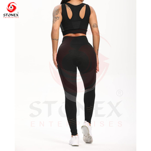 Customized <b>Yoga</b> Clothing <b>Sets</b> Indoor <b>Yoga</b> Exercise Beautiful <b>Yoga</b> Women Inner Outer Wear Sportswear <b>Set</b> - Product Image 4
