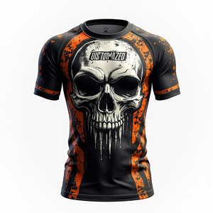 Protège-éruptions sublimés MMA personnalisés, idéaux pour l'entraînement des arts martiaux, des sports de combat et des performances athlétiques. - Product Image 1