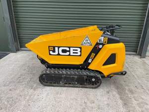 Mini-dumper JCB HTD05 robuste avec chargeur frontal, moteur diesel, benne hydraulique pour chantier, en stock, livraison rapide - Product Image 3