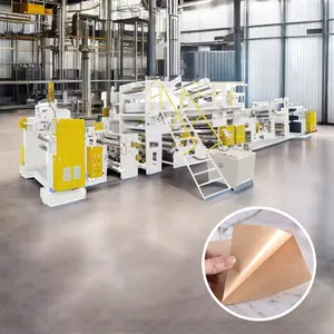 Food Grade PLA PE Extrusion Coating Equipment for Oil-Proof Degradable Buttcher Hamburger Kraft Paper Laminator