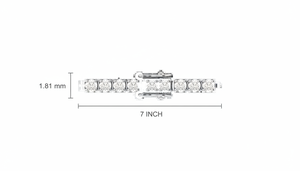 Women's 14K Gold & Natural Diamond Classic Tennis <b>Bracelet</b> - Product Image 2