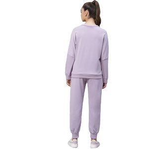 ชุดกีฬาสำหรับผู้หญิงชุดวิ่งจ๊อกกิ้งผ้าคอตตอนหนาแบบเกาหลีมีโลโก้ออกแบบได้ตามต้องการสำหรับฤดูหนาว - Product Image 4