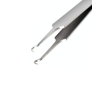 Pinces à tiques professionnelles en acier inoxydable pour nettoyer les animaux, chien, chat, animal de compagnie, pinces de premiers secours - Product Image 6