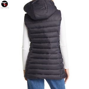 Veste manteau d'hiver brillant personnalisé de meilleure qualité pour hommes dernière conception gilet de mode promotionnel en coton vêtements d'extérieur gilet bouffant - Product Image 2
