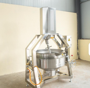CHEAP Stainless Steel Gas Steam <b>Electrical</b> Jacketed Pot <b>Heating</b> Mixing Industrial Cooker Titlting Fixed Cooking <b>Jacket</b> Kettle - Product Image 1