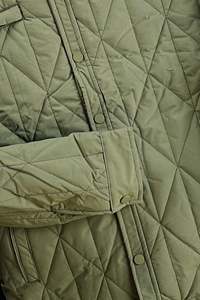 Custom Designed Windproof Canvas Puffer Jacket Men's Winter Breathable Quick Dry Lightweight Warm Stand Collar - Product Image 3