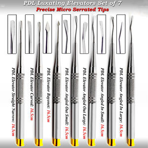 Instrumentos Quirúrgicos para el Ombligo, Elevadores Dentales, Instrumentos de Luxación Dentales Serrados PDL, Juego de Implantes Dentales, Instrumentos Quirúrgicos - Product Image 3