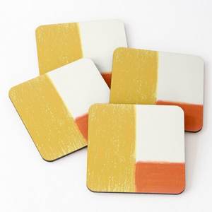 Posavasos de madera de Acacia con Mango impreso, Juego de 4 piezas, 952 - Product Image 5