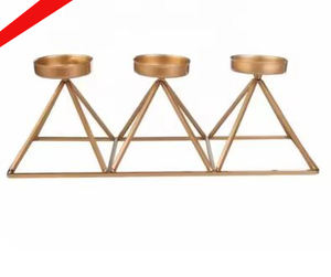 Porte-bougie de Noël moderne en métal 2026 pour centre de table, décoration de salon et salle à manger, support de bougie artisanal - Product Image 4