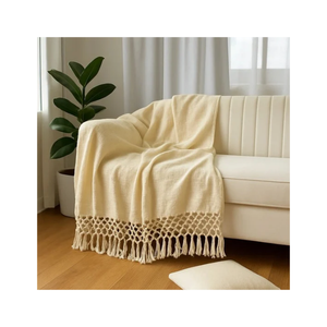 Manta de Sarga Naranja de Alta Densidad (70x90 pulgadas), Cálida y Pesada, Certificada por Craftmark India, Ideal para Compradores que Buscan Inventario Premium de Temporada - Product Image 2