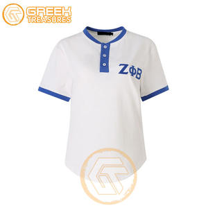 เสื้อยืดผู้หญิงผ้าคอตตอนสูง XL เสื้อผ้าสโมสร Zeta Phi Beta ชุดเป็นพี่น้องลำลองไฮเทคธรรมดาขายส่ง - Product Image 6