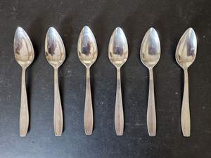 Direct Price SpoonsSet of 6 Stainless Steel Cutlery Set Indian Manufacturer <b>Mirrored</b> Stainless Steel Luxury Dining Decor - Product Image 3