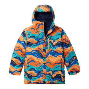 Veste d'hiver en duvet de canard pour homme avec logo personnalisé, veste à capuche pour l'extérieur, fermeture éclair avec logo personnalisé - Product Image 1