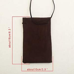 Medieval <b>Pouch</b> <b>Drawstring</b> Bag (Brown) - Product Image 3