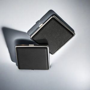 Classic Black Metal <b>Box</b> Accessories Container Pocket Paper <b>Rolling</b> Case - Product Image 3