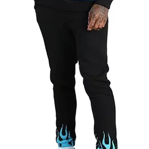 Ensemble de survêtements d'hiver Streetwear Survêtement Sweat personnalisé en coton vierge imprimé de logo Survêtements décontracté de luxe à fermeture éclair - Product Image 6