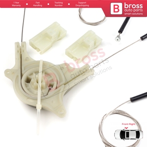 Kit de réparation de lève-vitre avant droit BWR696 pour Vito Viano Mixto Classe V MK2 W639 2003-2010 6397200146 - Product Image 4