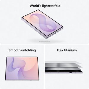 สำหรับ Samsung สำหรับ Galaxy Z Fold 8 Ultra 5G สมาร์ทโฟน 512GB สีม่วงเงา รุ่นสองซิม รุ่นทั่วโลก - Product Image 5