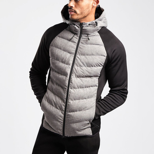 Veste d'hiver personnalisée Veste matelassée unisexe en coton épais avec capuche Veste matelassée imprimée pour hommes et femmes Vente en gros - Product Image 3