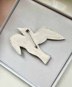 Broches perlées Broche design faite à la main. Accessoires de haute qualité. Broche design unique. Baby shower meilleur cadeau. - Product Image 2