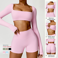 2025 costume de Yoga personnalisé sport femmes vêtements de sport Fitness Leggings pantalon entraînement combinaison serrée ensembles de Yoga