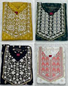 Nuevo diseñador largo Anarkali para ropa de fiesta al precio más bajo - Product Image 5